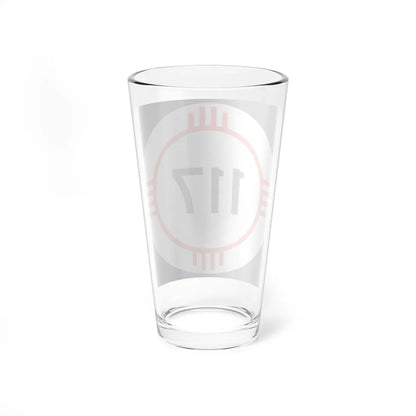 New Mexico 117 (New Mexico) (Road Sign) Pint Glass 16oz - Go Mug Yourself