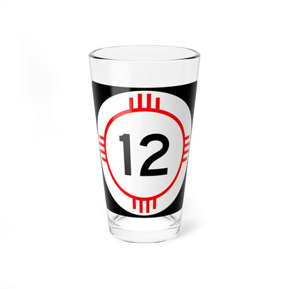 New Mexico 12 (New Mexico) (Road Sign) Pint Glass 16oz 16oz - Go Mug Yourself