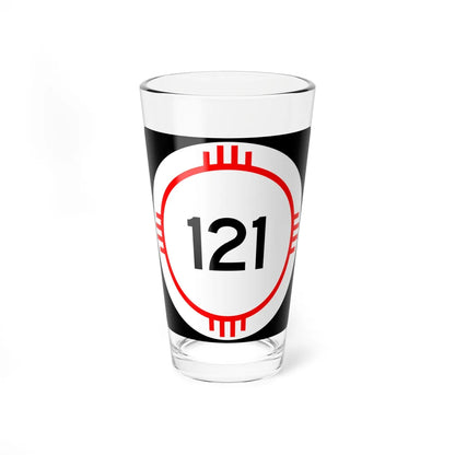 New Mexico 121 (New Mexico) (Road Sign) Pint Glass 16oz 16oz - Go Mug Yourself