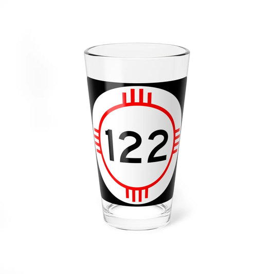 New Mexico 122 (New Mexico) (Road Sign) Pint Glass 16oz 16oz - Go Mug Yourself
