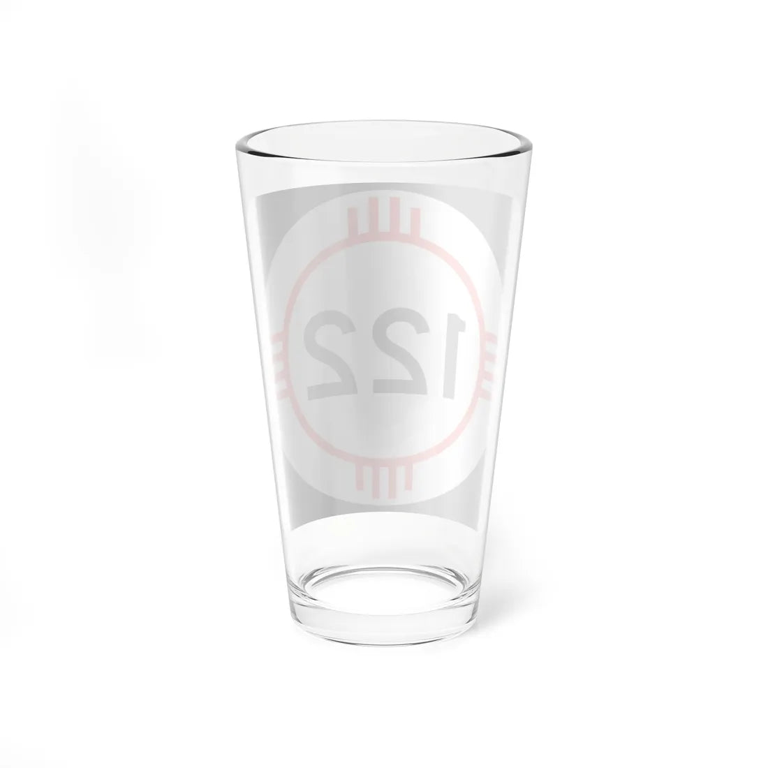 New Mexico 122 (New Mexico) (Road Sign) Pint Glass 16oz - Go Mug Yourself