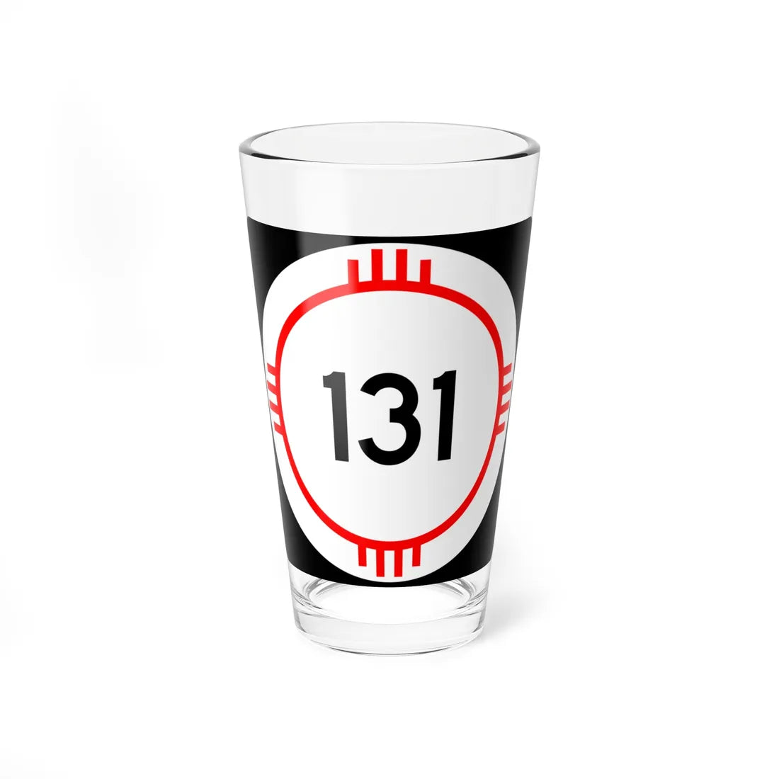 New Mexico 131 (New Mexico) (Road Sign) Pint Glass 16oz 16oz - Go Mug Yourself
