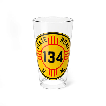 New Mexico 134 1932 (New Mexico) (Road Sign) Pint Glass 16oz 16oz - Go Mug Yourself