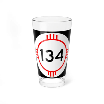 New Mexico 134 (New Mexico) (Road Sign) Pint Glass 16oz 16oz - Go Mug Yourself