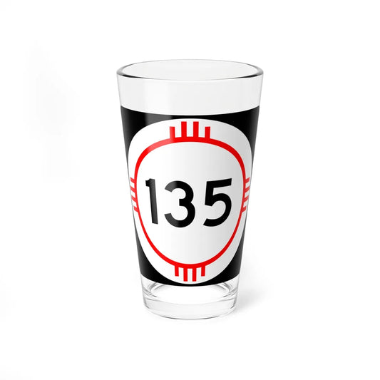 New Mexico 135 (New Mexico) (Road Sign) Pint Glass 16oz 16oz - Go Mug Yourself