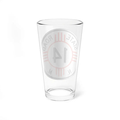 New Mexico 14 1952 (New Mexico) (Road Sign) Pint Glass 16oz - Go Mug Yourself