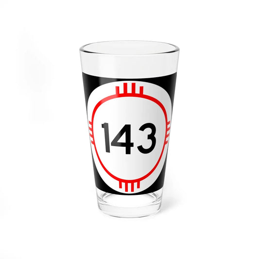 New Mexico 143 (New Mexico) (Road Sign) Pint Glass 16oz 16oz - Go Mug Yourself
