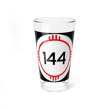 New Mexico 144 (New Mexico) (Road Sign) Pint Glass 16oz 16oz - Go Mug Yourself