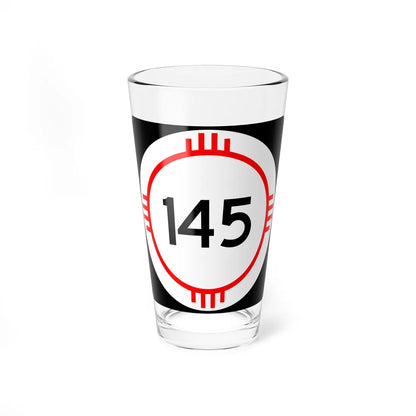 New Mexico 145 (New Mexico) (Road Sign) Pint Glass 16oz 16oz - Go Mug Yourself