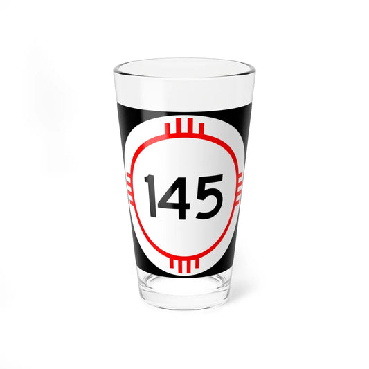 New Mexico 145 (New Mexico) (Road Sign) Pint Glass 16oz 16oz - Go Mug Yourself