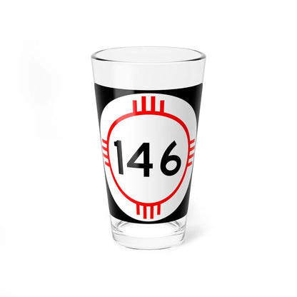 New Mexico 146 (New Mexico) (Road Sign) Pint Glass 16oz 16oz - Go Mug Yourself