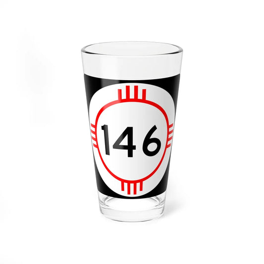New Mexico 146 (New Mexico) (Road Sign) Pint Glass 16oz 16oz - Go Mug Yourself