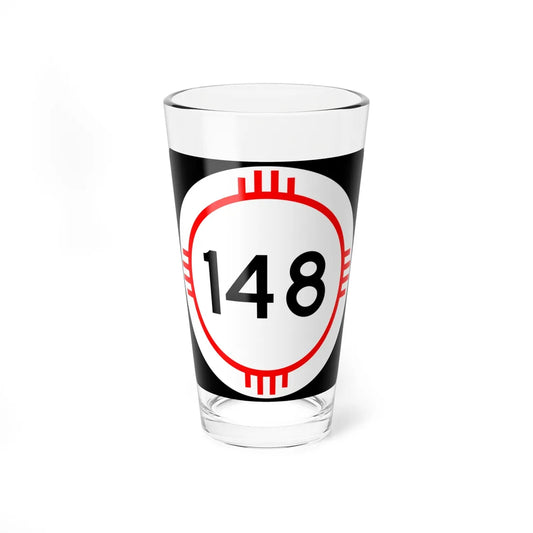 New Mexico 148 (New Mexico) (Road Sign) Pint Glass 16oz 16oz - Go Mug Yourself