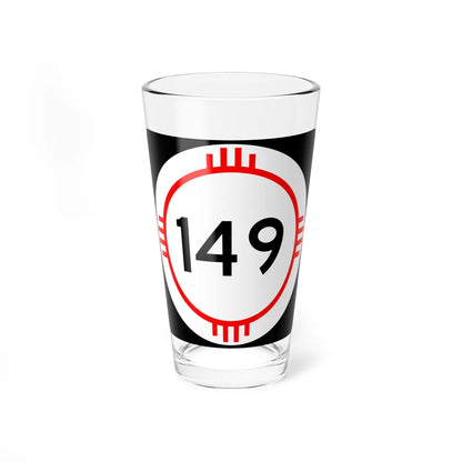 New Mexico 149 (New Mexico) (Road Sign) Pint Glass 16oz 16oz - Go Mug Yourself