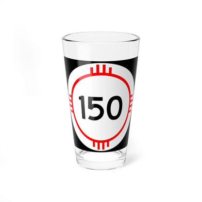 New Mexico 150 (New Mexico) (Road Sign) Pint Glass 16oz 16oz - Go Mug Yourself