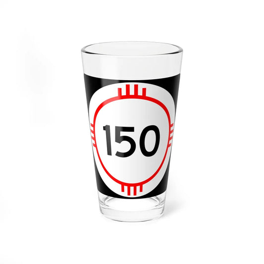 New Mexico 150 (New Mexico) (Road Sign) Pint Glass 16oz 16oz - Go Mug Yourself