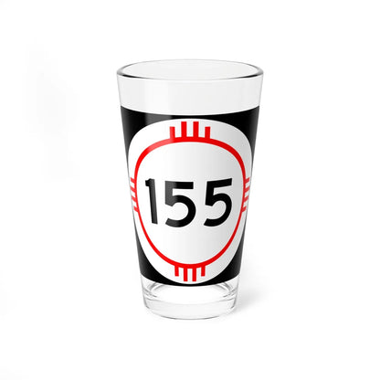 New Mexico 155 (New Mexico) (Road Sign) Pint Glass 16oz 16oz - Go Mug Yourself