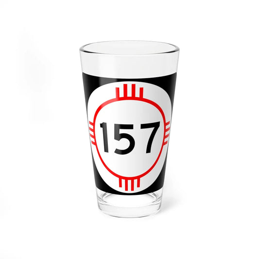 New Mexico 157 (New Mexico) (Road Sign) Pint Glass 16oz 16oz - Go Mug Yourself