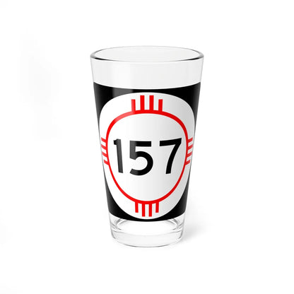 New Mexico 157 (New Mexico) (Road Sign) Pint Glass 16oz - Go Mug Yourself