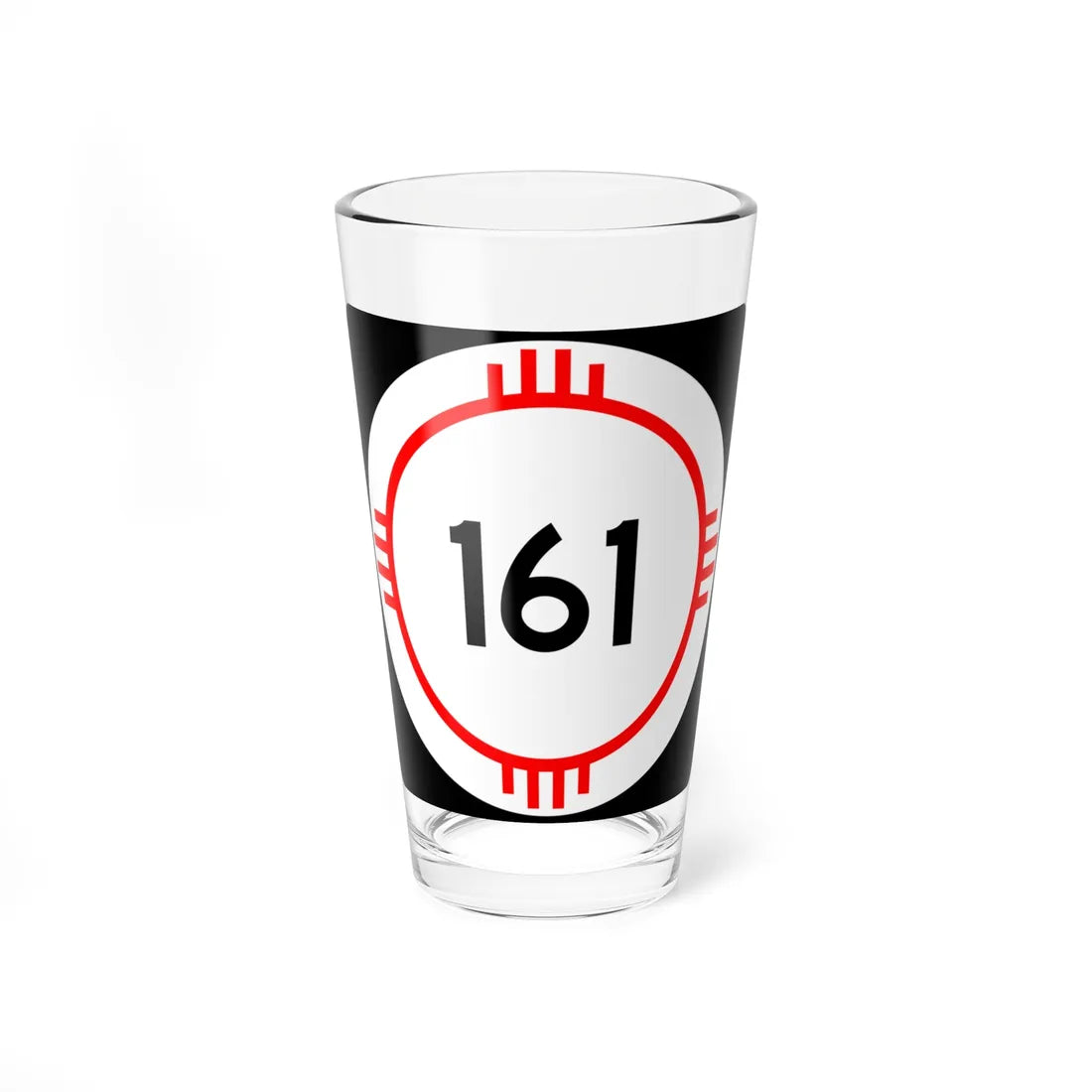 New Mexico 161 (New Mexico) (Road Sign) Pint Glass 16oz 16oz - Go Mug Yourself
