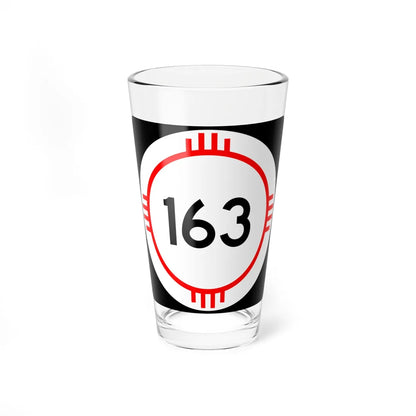 New Mexico 163 (New Mexico) (Road Sign) Pint Glass 16oz 16oz - Go Mug Yourself