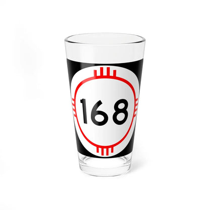 New Mexico 168 (New Mexico) (Road Sign) Pint Glass 16oz 16oz - Go Mug Yourself