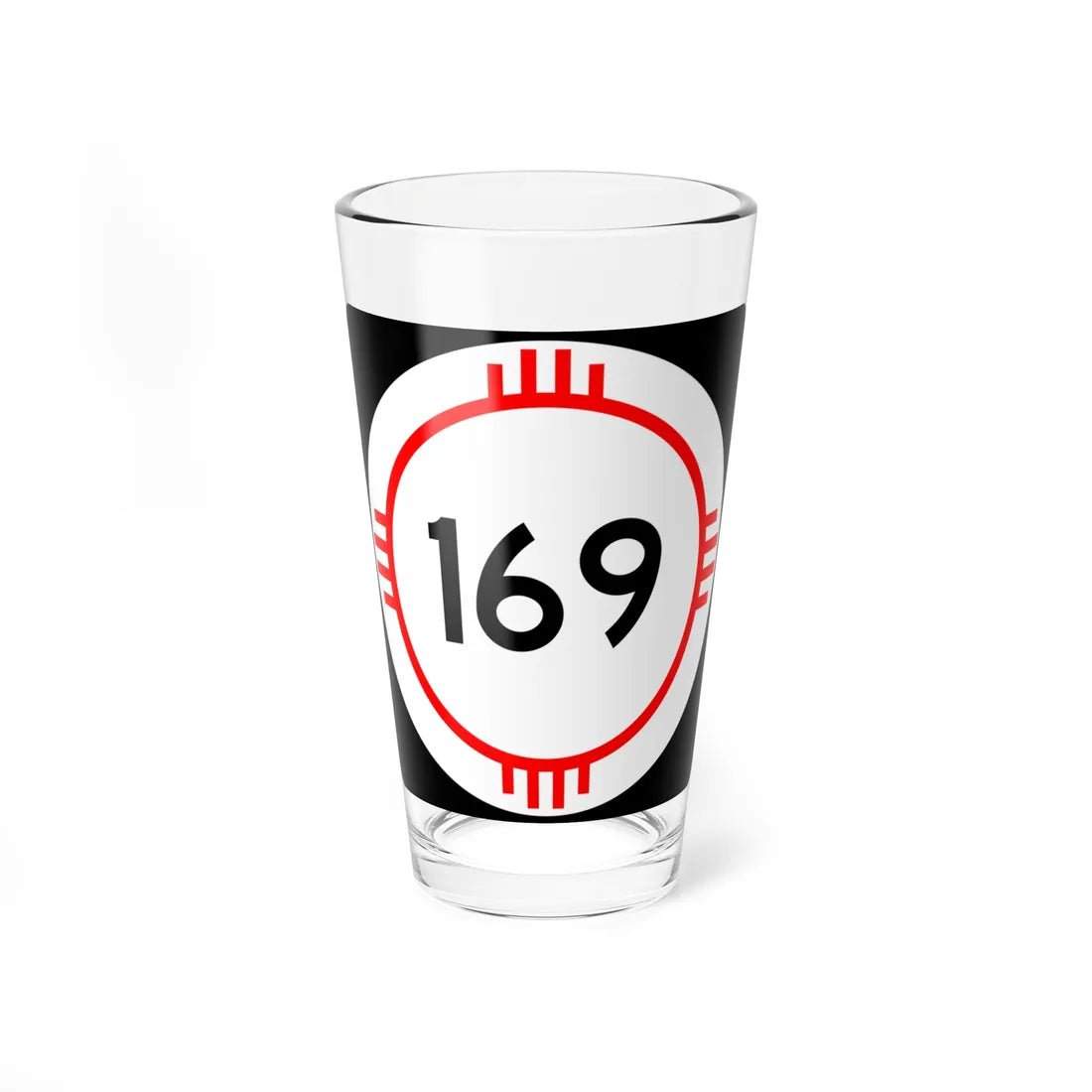 New Mexico 169 (New Mexico) (Road Sign) Pint Glass 16oz 16oz - Go Mug Yourself