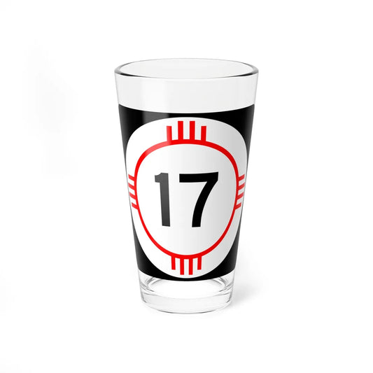 New Mexico 17 (New Mexico) (Road Sign) Pint Glass 16oz 16oz - Go Mug Yourself