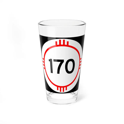 New Mexico 170 (New Mexico) (Road Sign) Pint Glass 16oz 16oz - Go Mug Yourself