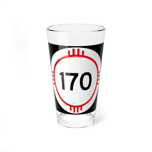 New Mexico 170 (New Mexico) (Road Sign) Pint Glass 16oz 16oz - Go Mug Yourself
