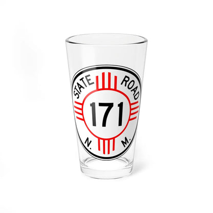 New Mexico 171 1952 (New Mexico) (Road Sign) Pint Glass 16oz 16oz - Go Mug Yourself