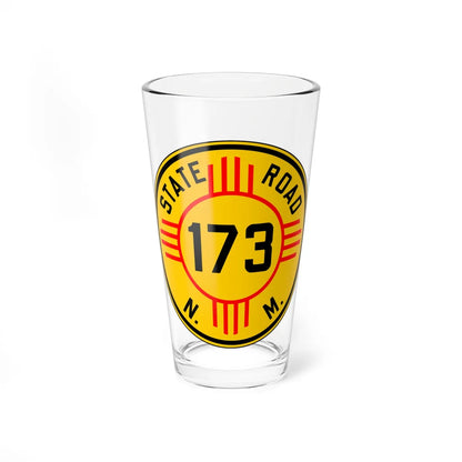 New Mexico 173 1932 (New Mexico) (Road Sign) Pint Glass 16oz 16oz - Go Mug Yourself