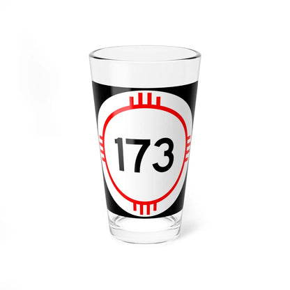 New Mexico 173 (New Mexico) (Road Sign) Pint Glass 16oz 16oz - Go Mug Yourself