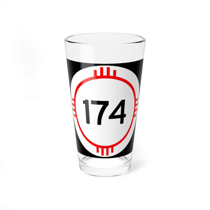 New Mexico 174 (New Mexico) (Road Sign) Pint Glass 16oz 16oz - Go Mug Yourself