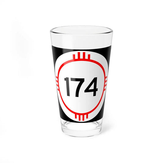 New Mexico 174 (New Mexico) (Road Sign) Pint Glass 16oz 16oz - Go Mug Yourself