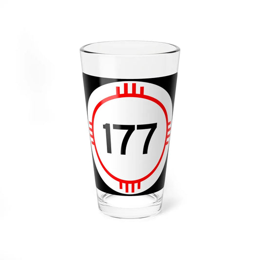 New Mexico 177 (New Mexico) (Road Sign) Pint Glass 16oz 16oz - Go Mug Yourself
