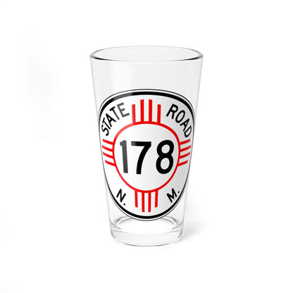 New Mexico 178 1952 (New Mexico) (Road Sign) Pint Glass 16oz 16oz - Go Mug Yourself