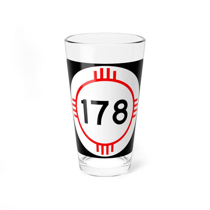 New Mexico 178 (New Mexico) (Road Sign) Pint Glass 16oz 16oz - Go Mug Yourself