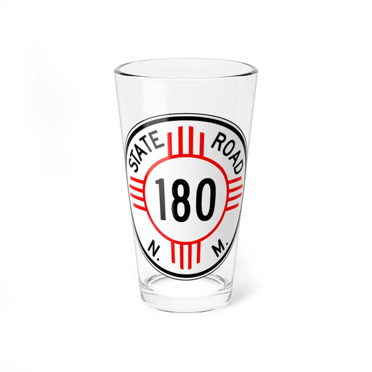 New Mexico 180 1952 (New Mexico) (Road Sign) Pint Glass 16oz 16oz - Go Mug Yourself