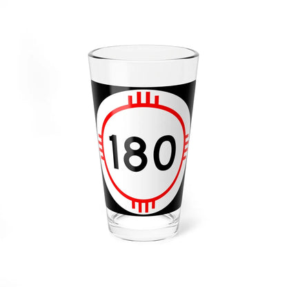 New Mexico 180 (New Mexico) (Road Sign) Pint Glass 16oz 16oz - Go Mug Yourself