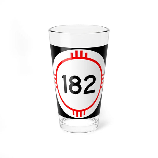 New Mexico 182 (New Mexico) (Road Sign) Pint Glass 16oz 16oz - Go Mug Yourself
