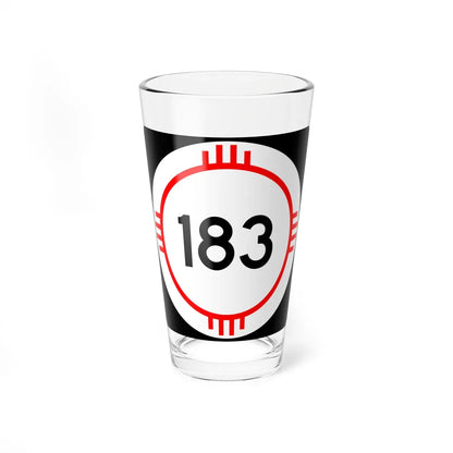 New Mexico 183 (New Mexico) (Road Sign) Pint Glass 16oz 16oz - Go Mug Yourself