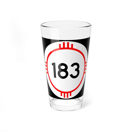 New Mexico 183 (New Mexico) (Road Sign) Pint Glass 16oz 16oz - Go Mug Yourself