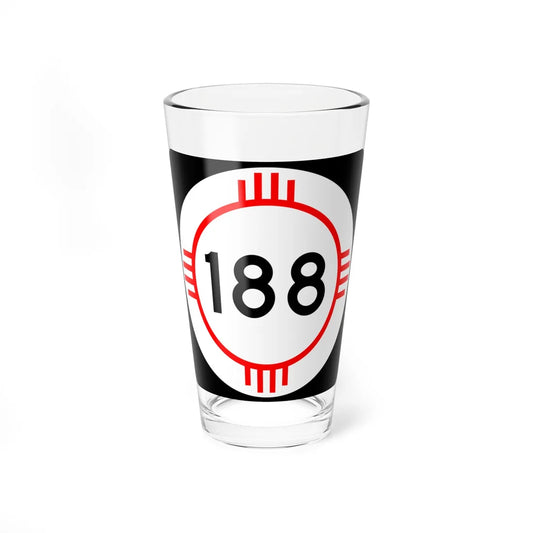 New Mexico 188 (New Mexico) (Road Sign) Pint Glass 16oz 16oz - Go Mug Yourself