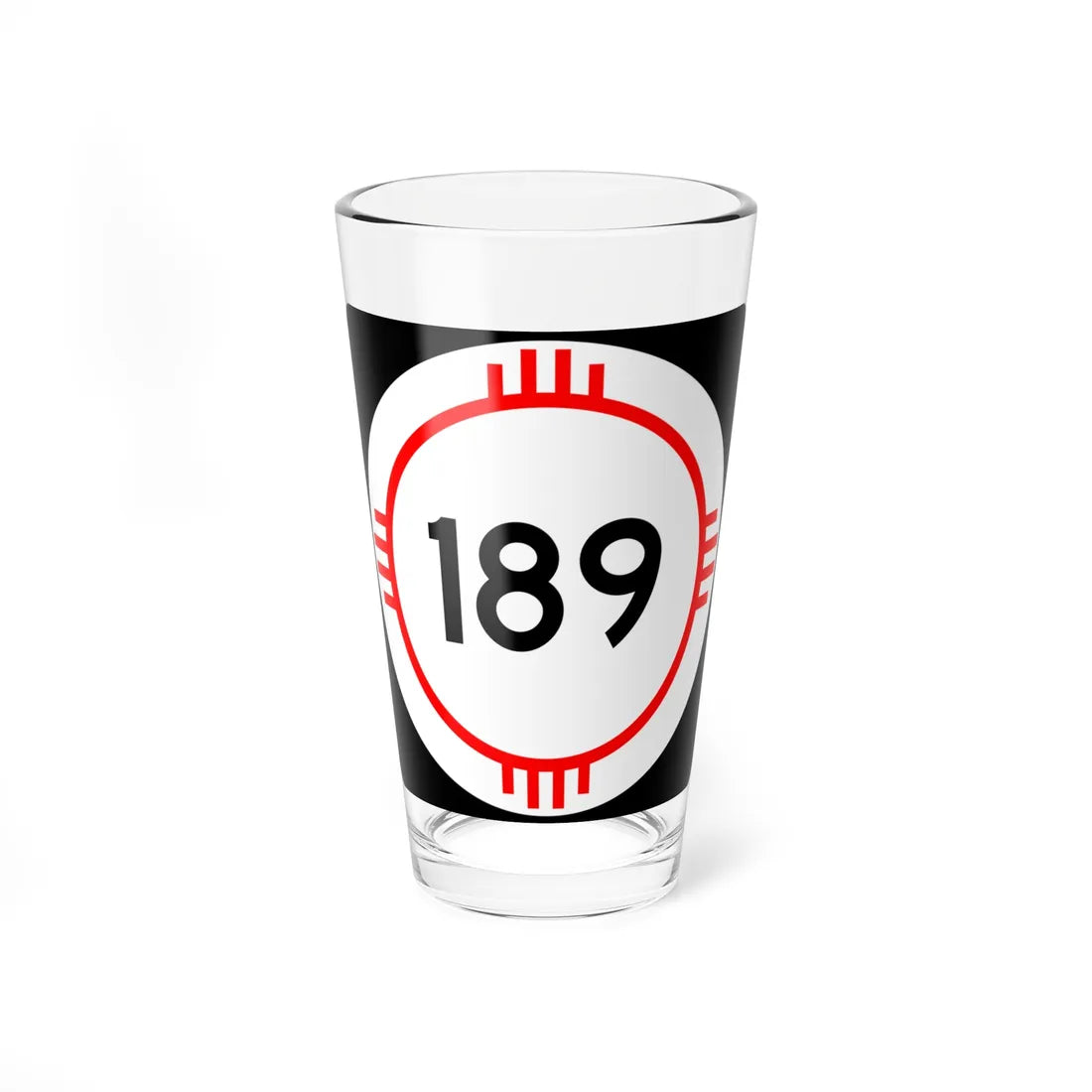 New Mexico 189 (New Mexico) (Road Sign) Pint Glass 16oz 16oz - Go Mug Yourself