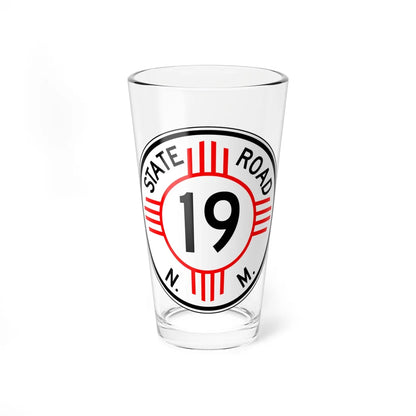 New Mexico 19 1952 (New Mexico) (Road Sign) Pint Glass 16oz 16oz - Go Mug Yourself