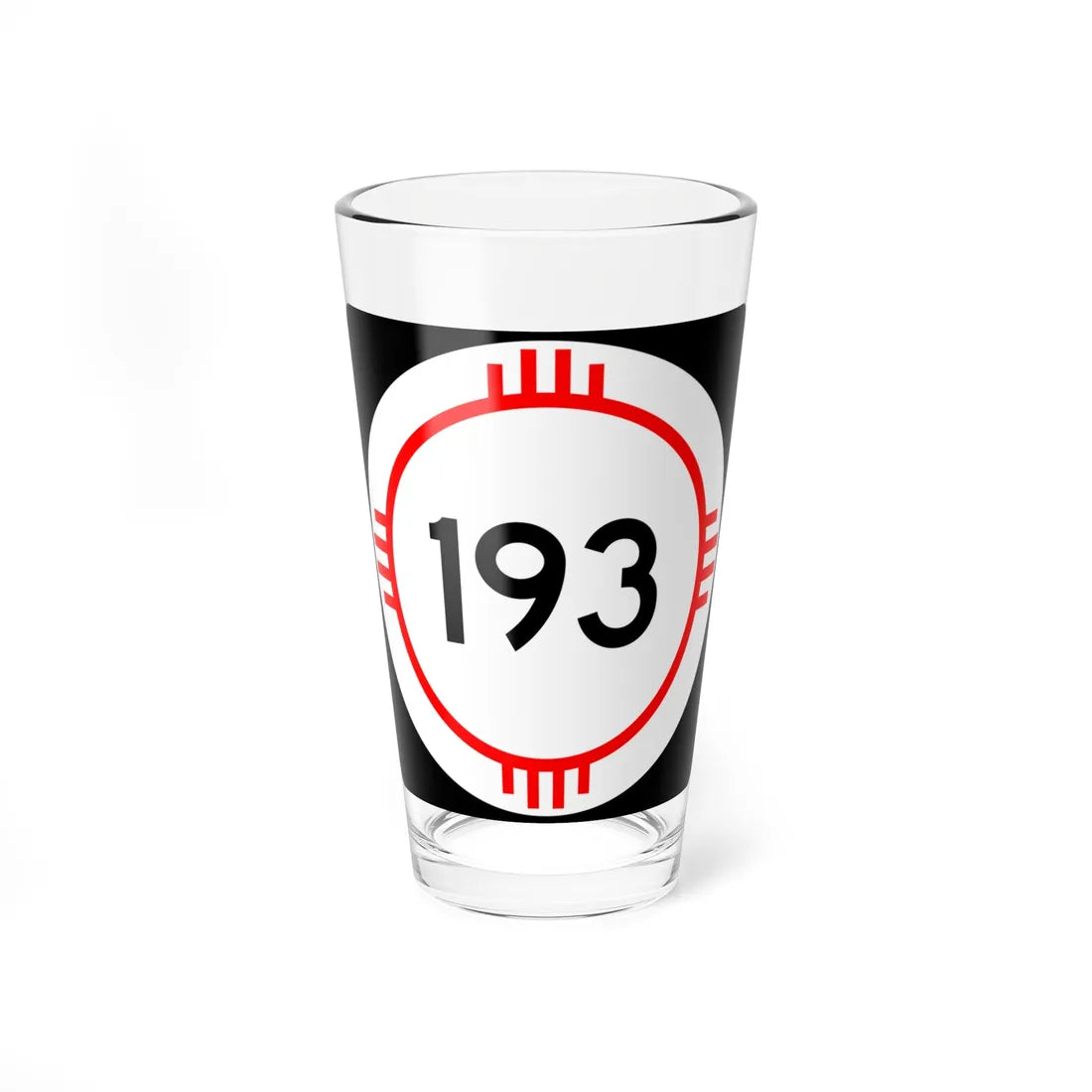New Mexico 193 (New Mexico) (Road Sign) Pint Glass 16oz - Go Mug Yourself