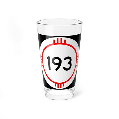 New Mexico 193 (New Mexico) (Road Sign) Pint Glass 16oz - Go Mug Yourself