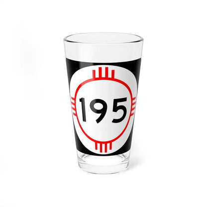 New Mexico 195 (New Mexico) (Road Sign) Pint Glass 16oz 16oz - Go Mug Yourself