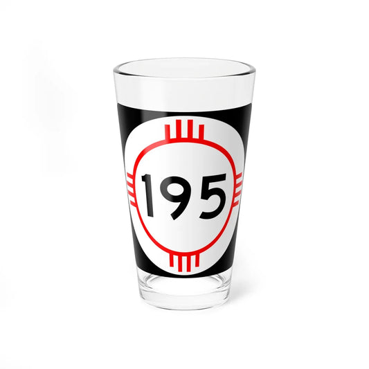 New Mexico 195 (New Mexico) (Road Sign) Pint Glass 16oz 16oz - Go Mug Yourself